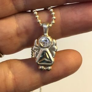 Angel Pendant Necklace w/ .925 Ball Chain